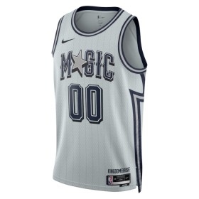 Canotte Uomo Orlando Magic Personalizzate Nike 2024-25 City Edition Grigio Swingman